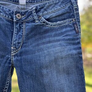 Silver Jeans Women's Boyfriend Jeans - Dark Blue